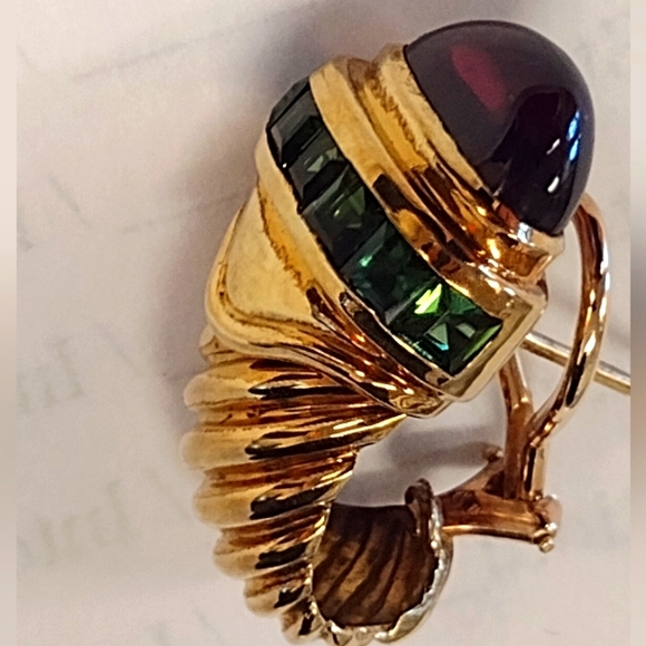 18K David Yurman Embedded Jeweled Exquisite Earrings 🎁 - Picture 9 of 12